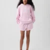 Pantalones cortos de felpa Vintagesoft para niños con diseño de delfines y corte holgado