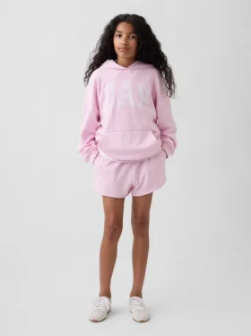 Pantalones cortos de felpa Vintagesoft para niños con diseño de delfines y corte holgado
