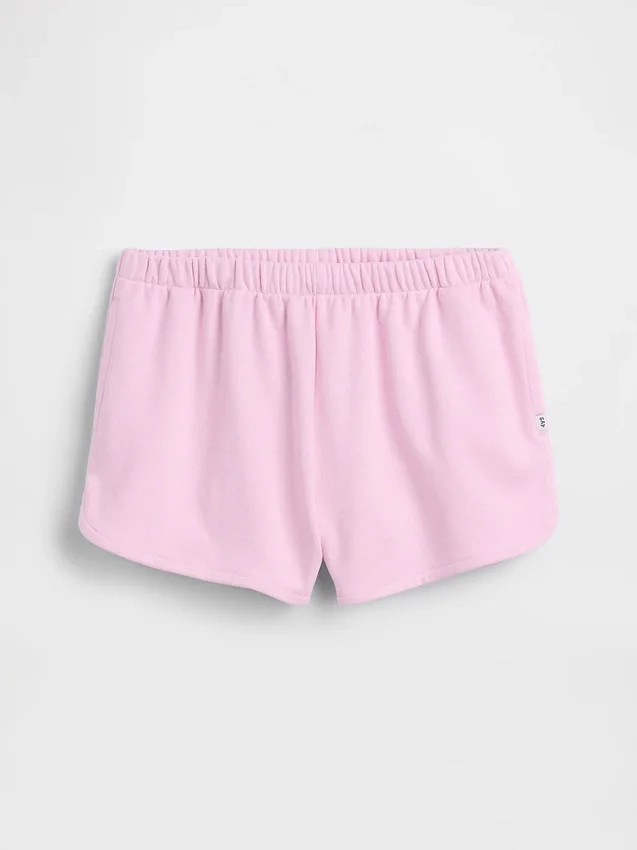 Pantalones cortos de felpa Vintagesoft para niños con diseño de delfines y corte holgado
