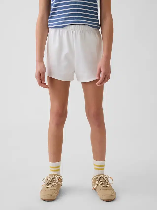 Pantalones cortos de felpa Vintagesoft para niños con diseño de delfines y corte holgado
