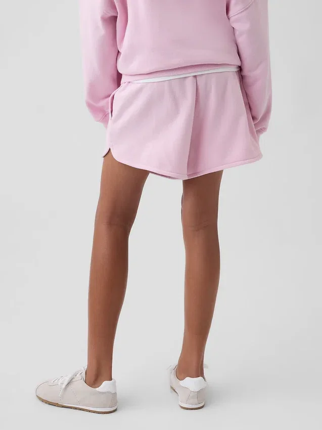 Pantalones cortos de felpa Vintagesoft para niños con diseño de delfines y corte holgado