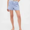 Pantalones cortos de franela con logotipo