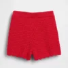Pantalones cortos de ganchillo con dobladillo festoneado para bebés y niños pequeños