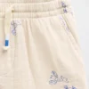 Pantalones cortos de gasa de algodón estampados para bebés y niños pequeños