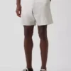 Pantalones cortos de lino y algodón de 7,5"