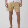 Pantalones cortos de lino y algodón de 7,5"