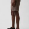 Pantalones cortos de lino y algodón de 7,5"