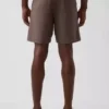Pantalones cortos de lino y algodón de 7,5"