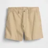 Pantalones cortos de lino y algodón de 7,5"