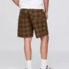 Pantalones cortos de lona a cuadros