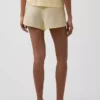 Pantalones cortos de pijama de gasa arrugada