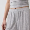 Pantalones cortos de pijama de modal acanalado, de tacto muy suave