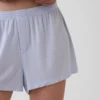 Pantalones cortos de pijama de modal acanalado, de tacto muy suave