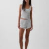 Pantalones cortos de pijama de modal supersuaves con ribete de encaje