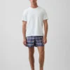 Pantalones cortos de pijama de Oxford