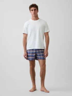 Pantalones cortos de pijama de Oxford
