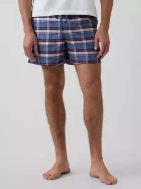 Pantalones cortos de pijama de Oxford