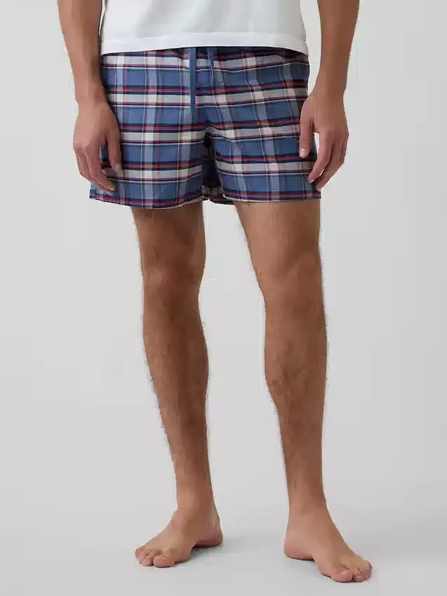 Pantalones cortos de pijama de Oxford