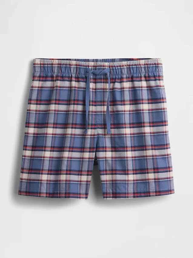 Pantalones cortos de pijama de Oxford