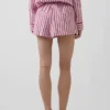 Pantalones cortos de pijama de popelín
