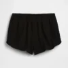 Pantalones cortos de punto con bajo en forma de delfín de 3"