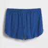 Pantalones cortos de punto con bajo en forma de delfín de 3"