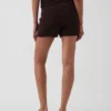 Pantalones cortos de punto de ganchillo 100 % algodón
