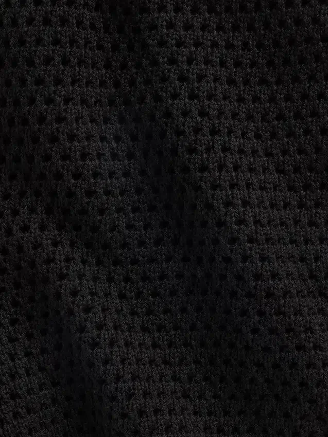 Pantalones cortos de punto de ganchillo 100 % algodón