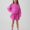 Pantalones cortos de running de secado rápido con bajo de mariposa para niños
