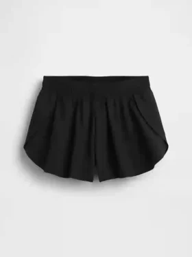Pantalones cortos de running de secado rápido con bajo de mariposa para niños