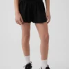 Pantalones cortos de running de secado rápido con bajo de mariposa para niños