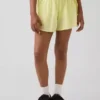 Pantalones cortos de running de secado rápido con bajo de mariposa para niños