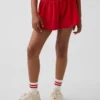 Pantalones cortos de running de secado rápido con bajo de mariposa para niños