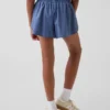 Pantalones cortos de running de secado rápido con bajo de mariposa para niños