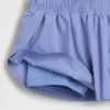 Pantalones cortos de running de secado rápido con bajo de mariposa para niños