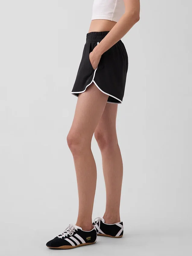 Pantalones cortos de running GapFit Tech de talle alto
