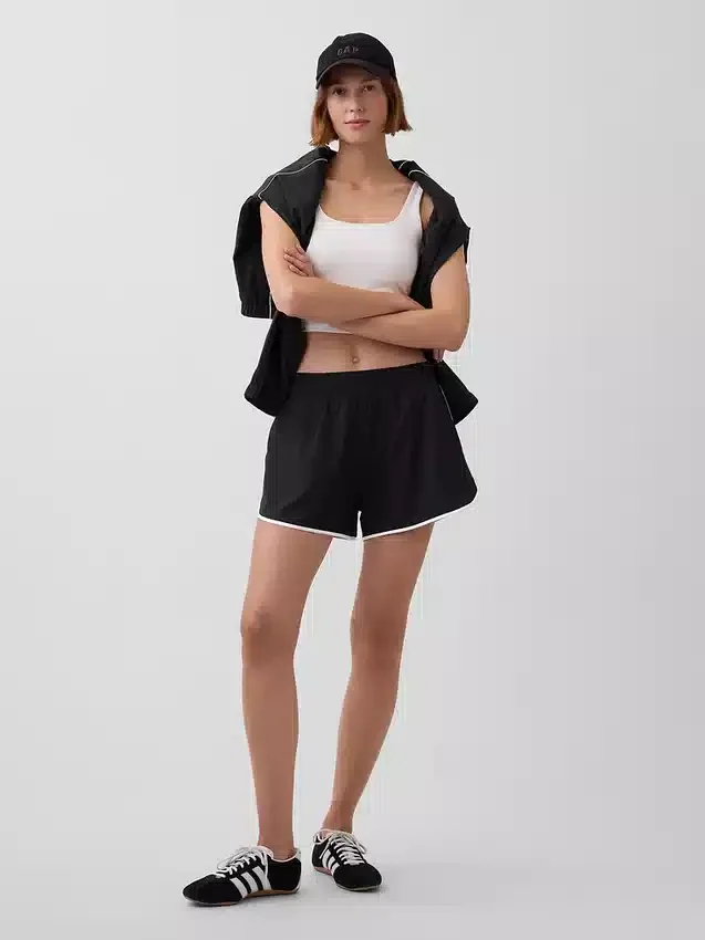 Pantalones cortos de running GapFit Tech de talle alto