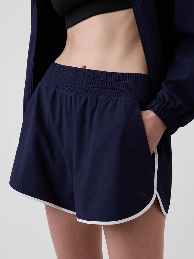 Pantalones cortos de running GapFit Tech de talle alto