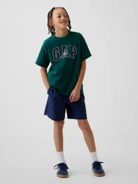 Pantalones cortos de secado rápido de corte holgado para niños