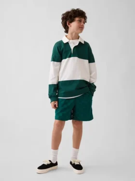 Pantalones cortos de secado rápido de corte holgado para niños