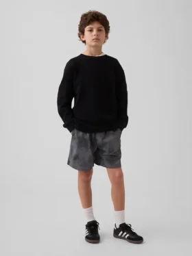Pantalones cortos de secado rápido de corte holgado para niños