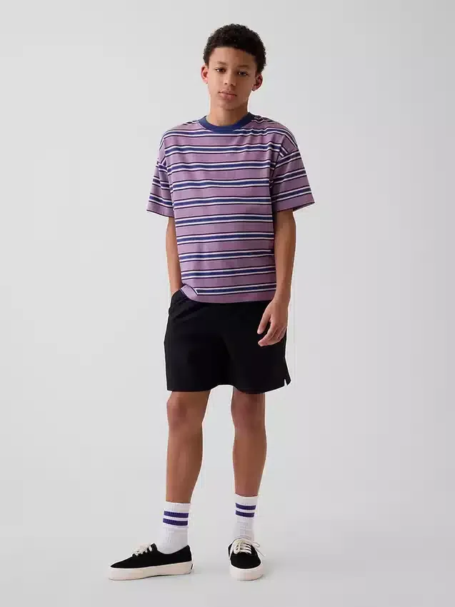 Pantalones cortos de secado rápido de corte holgado para niños