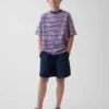 Pantalones cortos de secado rápido de corte holgado para niños