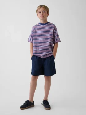 Pantalones cortos de secado rápido de corte holgado para niños