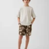 Pantalones cortos de secado rápido de corte holgado para niños
