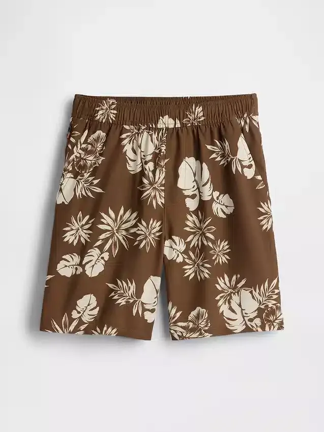 Pantalones cortos de secado rápido de corte holgado para niños