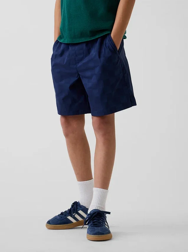 Pantalones cortos de secado rápido de corte holgado para niños