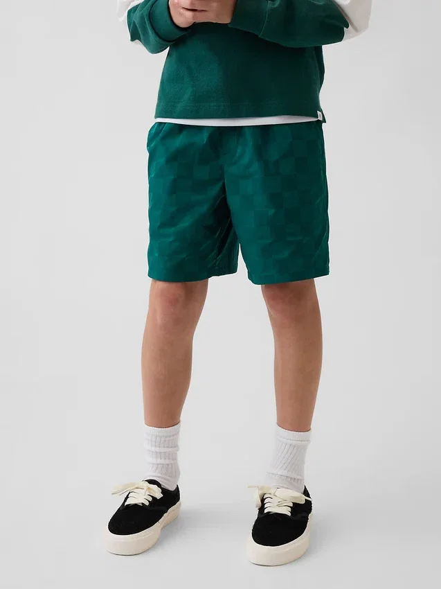 Pantalones cortos de secado rápido de corte holgado para niños