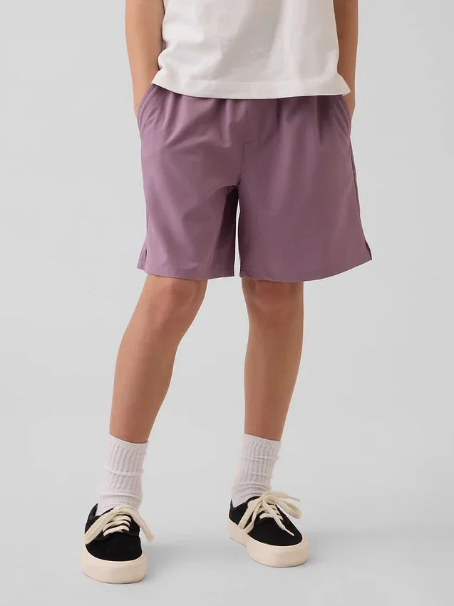 Pantalones cortos de secado rápido de corte holgado para niños