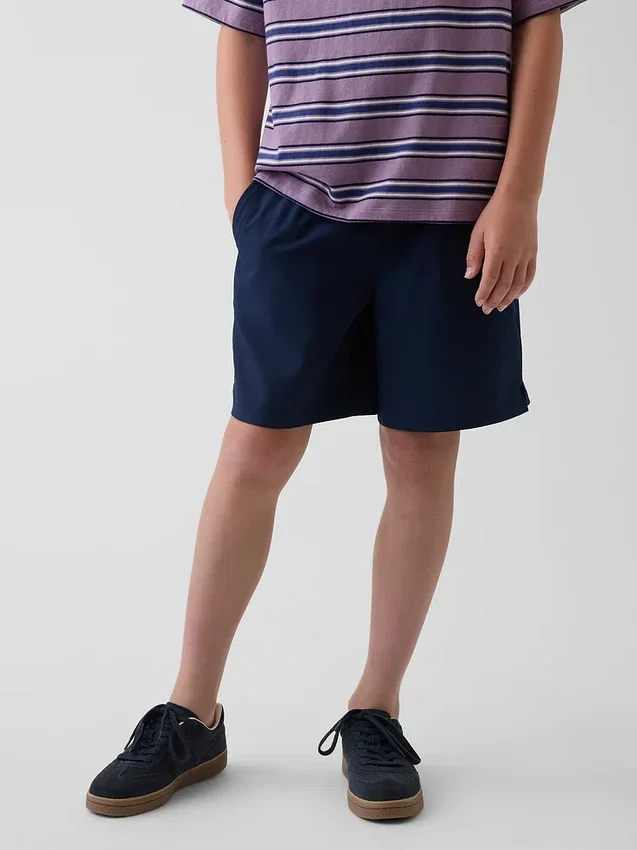 Pantalones cortos de secado rápido de corte holgado para niños